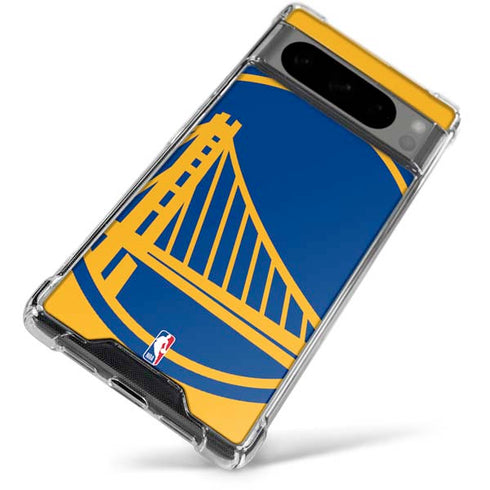 NBA Golden State Warriors Large Logo Google Pixel 8 Pro Clear Case